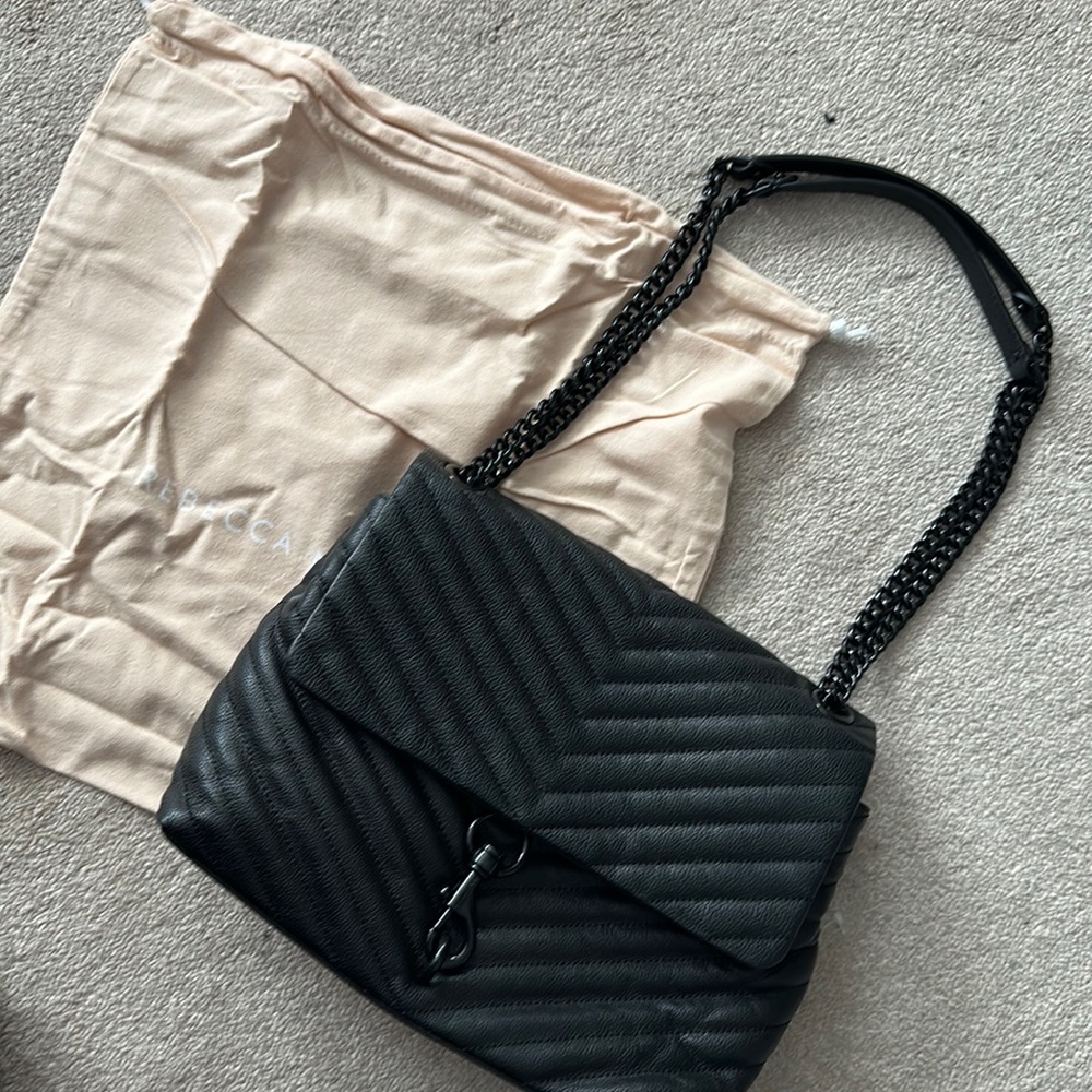 Rebecca Minkoff Leather Edie Crossbody asking $125